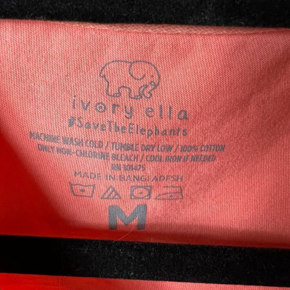 Ivory Ella coral short sleeve t-shirt women’s size medium‎ - Picture 4 of 6